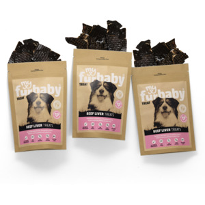 Dog Bundle Boxes: 3 Beef Liver Treat Bundle - 3 Pack