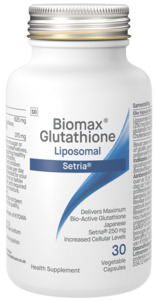 Products: Biomax® Glutathione Liposomal 30 VC - Feel Good Now Naturopathic Clinc