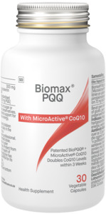 Products: Biomax® PQQ with MicroActive™ CoQ10 300mg 30 VC - Feel Good Now Naturopathic Clinc