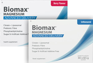 Products: Biomax Magnesium Advanced® Unflavoured 30 sachets - Feel Good Now Naturopathic Clinc