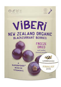 Vegan: Viberi Freeze Dried Blackcurrants 120G