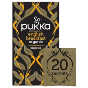 Beverages: Pukka Elegant English Breakfast Tea