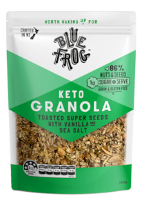 Breakfast: Keto Granola, vanilla and sea salt