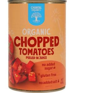 Canned Food: Chantal Organics Chopped Tomatoes