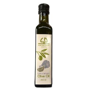 Ghee Oils And Vinegar: Dunford Grove Garlic Infused Olive Oil 250ml