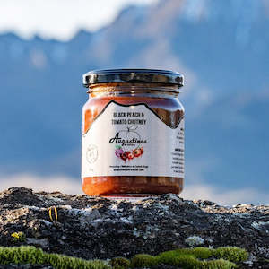 Local Produce: Black Peach & Tomato Chutney