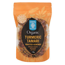 Snack Foods: Chantal Turmeric Tamari Roasted Almonds - 175g