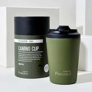 Fressko Camino  Reusable Coffee Cup Khaki