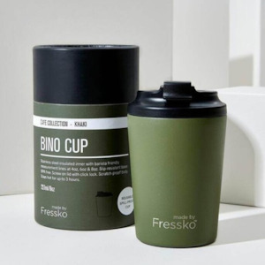 Fressko Bino Reusable Coffee Cup Khaki