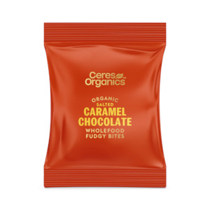 Ceres Organics: Caramel Chocolate Fudgy Bites Single