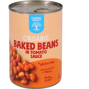 Canned Food: Chantal Organic Baked Beans 400g