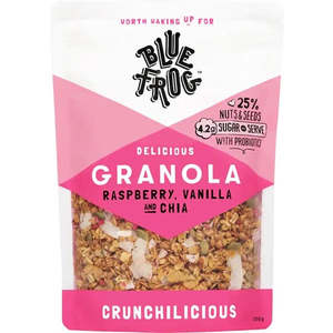 Blue Frog: Raspberry, Vanilla & Chia Granola