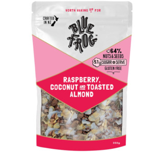 Blue Frog: Zesty Raspberry, Coconut & Toasted Almond