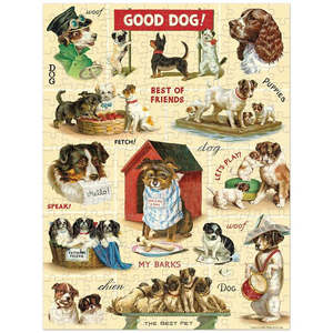Vintage Dogs 240 Piece Mini Puzzle