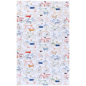 Bicycles Cotton Tea Towel