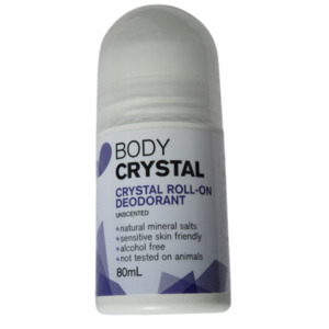 Crystal Deodorant - Unscented Roll-On - 80ml