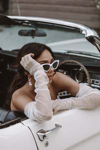 Headwear Jewellery: Tulle Fitted Sleeves | Made With Love Bridal