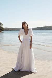 Our Sale Gowns: Auldyn Linen Sample Size 10 (2) by & For Love