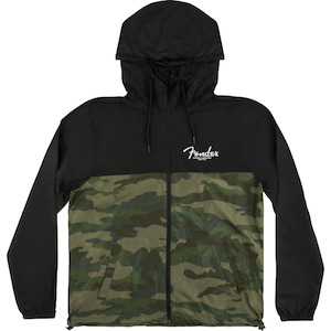 FENDER CAMO AND BLACK WINDBREAKER Fender