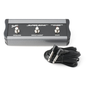 FENDER 3-BUTTON FOOTSWITCH: VINTAGE AND BURN-VIBROLUX AND BASSMAN-EFFECTS Fender