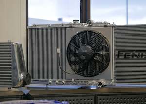 Performance Fans & Shrouds: Mitsubishi Lancer GSR & Libero GT 4G93 Fan Shroud Kit [Half Size]