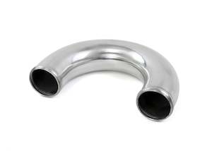 Aluminium Piping: Aluminium Pipe - 180° [300mm]