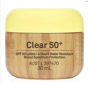 Sunbum: SUN BUM CLEAR ZINC OXIDE SPF50 30ML