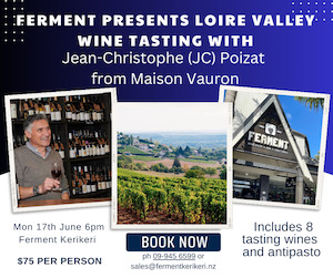 WINE, international, french: Wine tastings - French Tasting with Jean-Christophe JC Poizat from Maison Vauron Loire Valley Monday 17th June 6pm $75pp