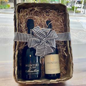 Gift Boxes: Gift Flax Box Double (fits two bottles)  Wine/Gin NOT included