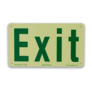 Signs Accessories: Ecoglo Exit Sign