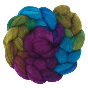 Jewels Gradient - Fine Merino and Silk Sliver