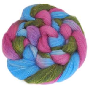 Lupins - Merino and Silk Sliver