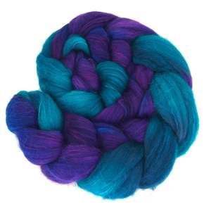 Morning Glory - Merino and Silk Sliver