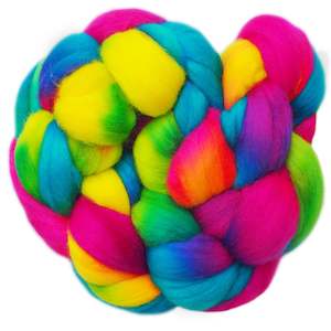 Fluoro Primaries - Fine Merino Sliver