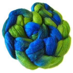 Delphinium: Delphinium - Merino and Silk Sliver