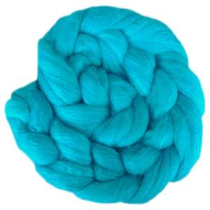 Blue Zircon - Merino and Silk Sliver
