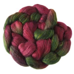 Red Delicious: Red Delicious - Merino and Silk Sliver