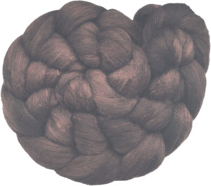Autumnal: Milk Chocolate - Merino and Silk Sliver