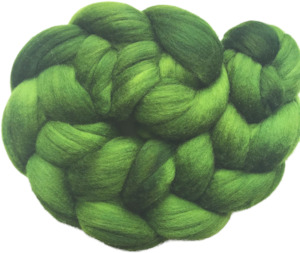 Autumnal: Apples Green - Fine Merino Sliver