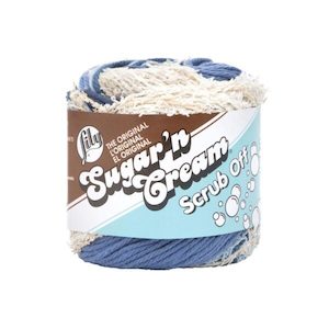 Lily Sugar n Cream Scrub Off 10Ply 75g 100% Cotton Fibrespace