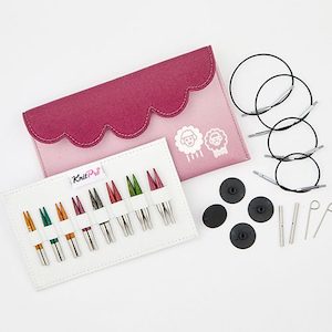 KnitPro Dreamz Mini Interchangeable Needles Set with Swivel Cables Fibrespace