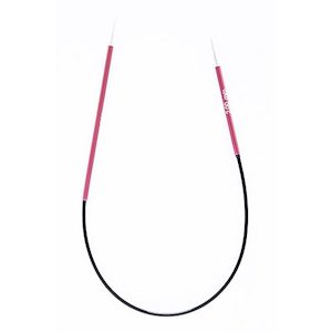 Circular Fixed Fibrespace: KnitPro Zing Fixed Asymmetrical Circular Needles