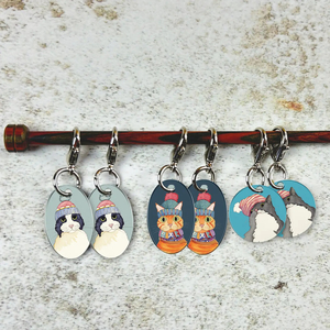 Stitch Markers: Emma Ball Cats Crochet Stitch Markers Fast Shipping