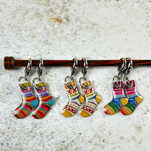 Emma Ball Socks Crochet Stitch Markers Fast Shipping