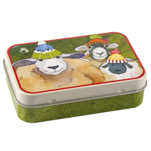Emma Ball Mini Hinged Tin - Happy Sheep Fast shipping