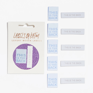 Products: KATM Label This Is The Back