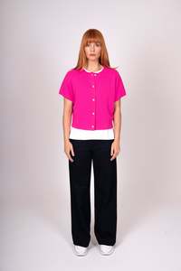 Bridge Lord Outlet: Bridge & Lord - Cropped Button Through Dolman Vest BL5605