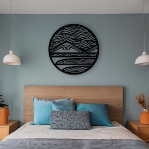 Laser Art: Te Maunga Wall Art
