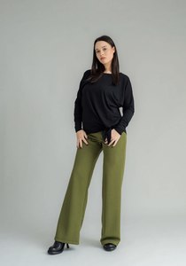 Dolly Lounge Pant Green Waffle - Fifty Five
