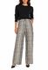 Overtune Pant-Black/Ivory textured - Fifty Five